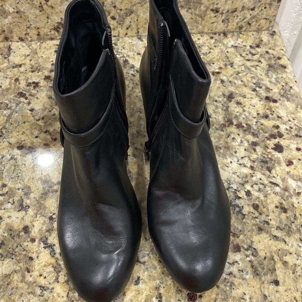 Alex Marie Black Ankle Boots